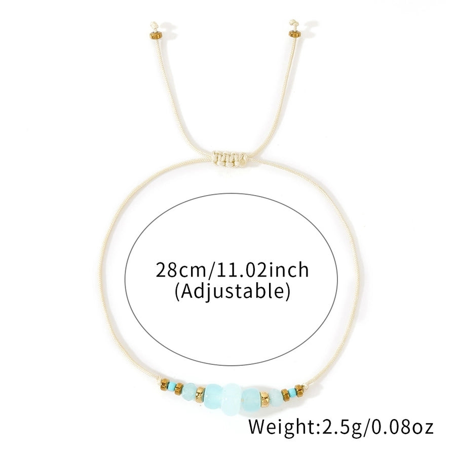 Casual Simple Style Streetwear Geometric natural stone Bracelets In Bulk