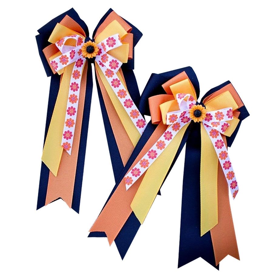 Girl'S IG Style Casual Pumpkin Bow Knot Ghost Cloth Hair Clip