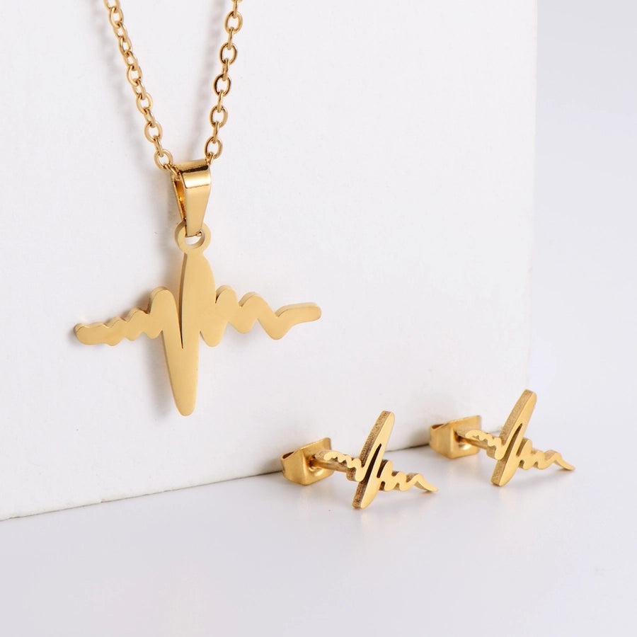 Jewelry Simple Style Classic Style Infinity Dollars Butterfly 304 Stainless Steel Jewelry Set