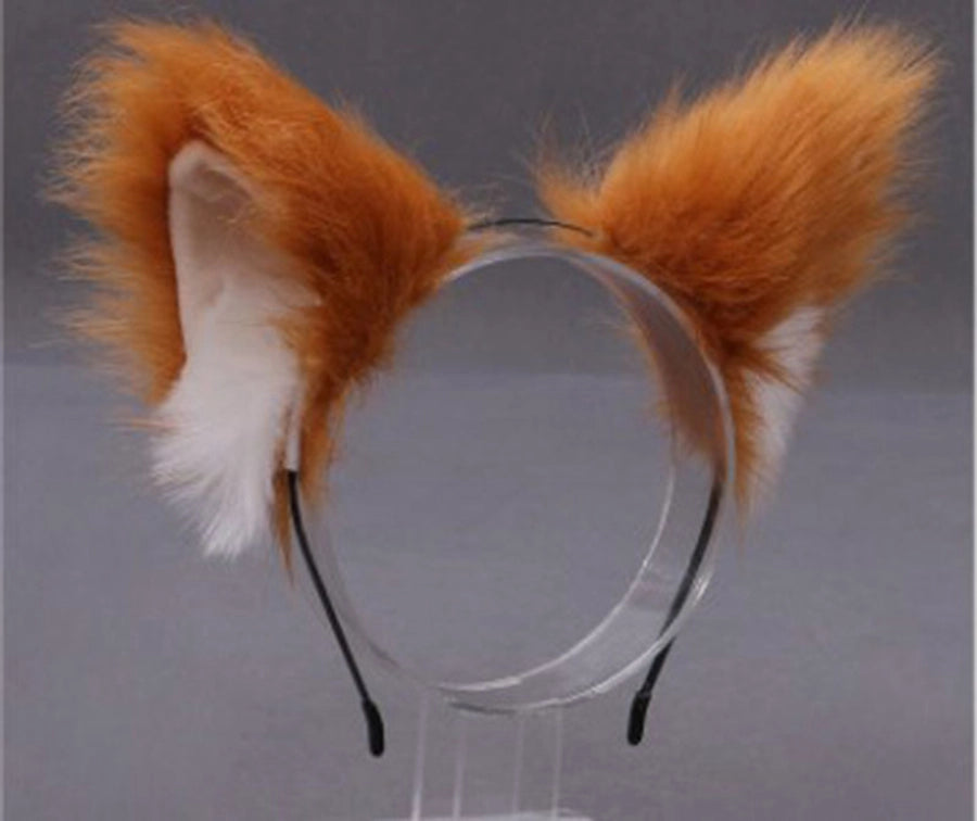 Women's Cute Ear Plush Handmade Hair Band