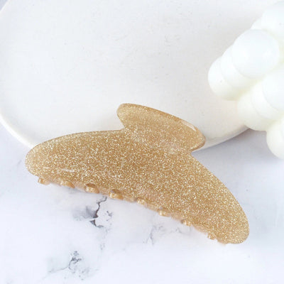 Women's Casual Simple Style Solid Color Arylic Stoving Varnish Hair Claws