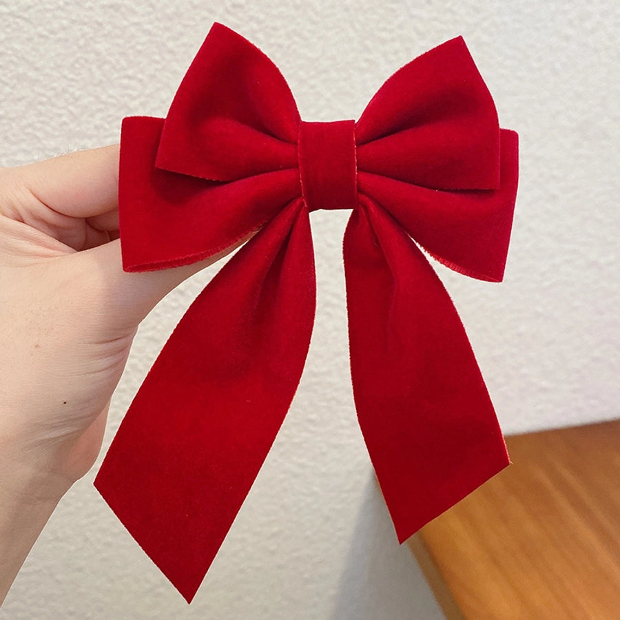 fashion bow knot cloth hair clip