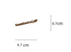 Women's Simple Style Classic Style Solid Color Alloy Inlay Pearl Hair Clip