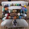 Vacation Geometric natural stone Beaded Chain Bracelets In Bulk