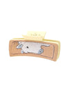 Women's Cute Cows Cow Pattern Pu Leather Hair Claws