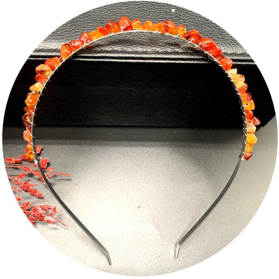 fashion u shape artificial crystal hair band 1 piece