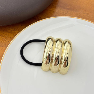 Women's Cute Vintage Style Exaggerated Asymmetrical Alloy Hair Tie