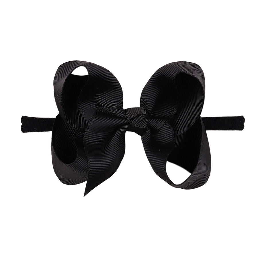 2337 20 color bubble flower headband new children bow nylon hair band  baby hair accessories