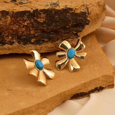 1 Pair Retro Simple Style Classic Style Flower 304 Stainless Steel Ear Studs