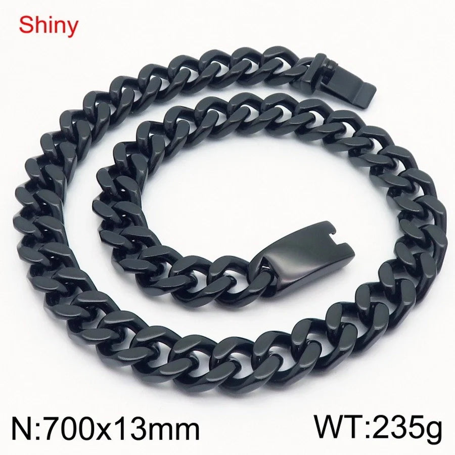 Trendy Unique Fashion Stainless Steel Cuban Link Chain Bracelet