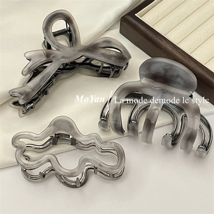 Women's Simple Style Classic Style Solid Color Acetic acid sheets Hair Claws