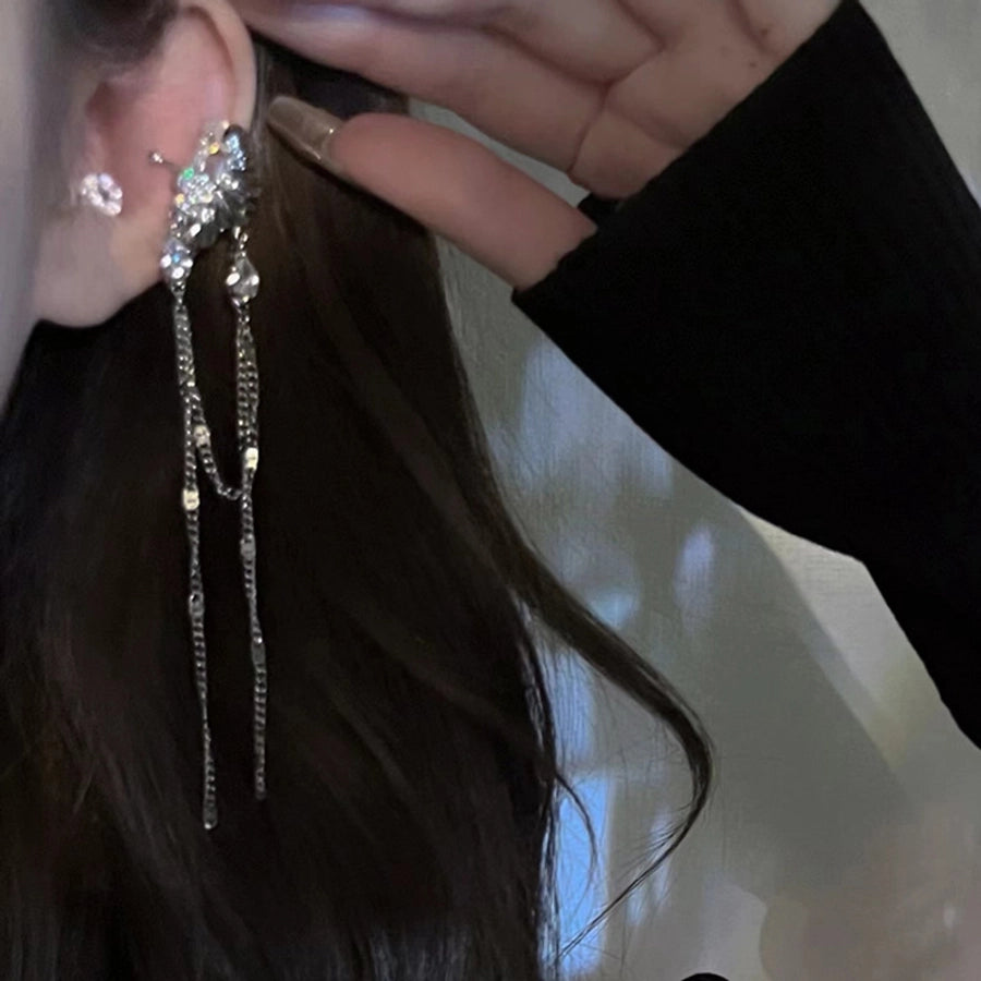 1 Piece Casual Simple Style Streetwear Flower Copper Ear Cuffs