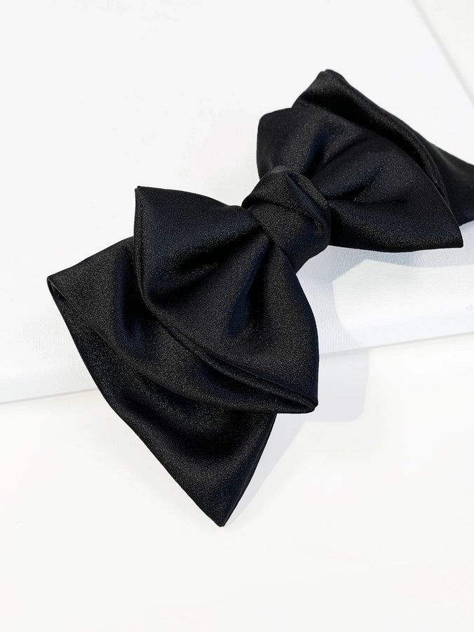 women's princess cute pastoral bow knot cloth hair clip