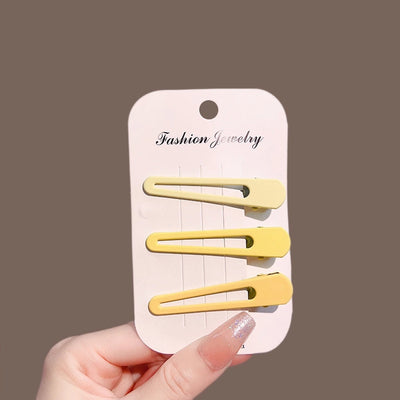 retro geometric metal stoving varnish hair clip