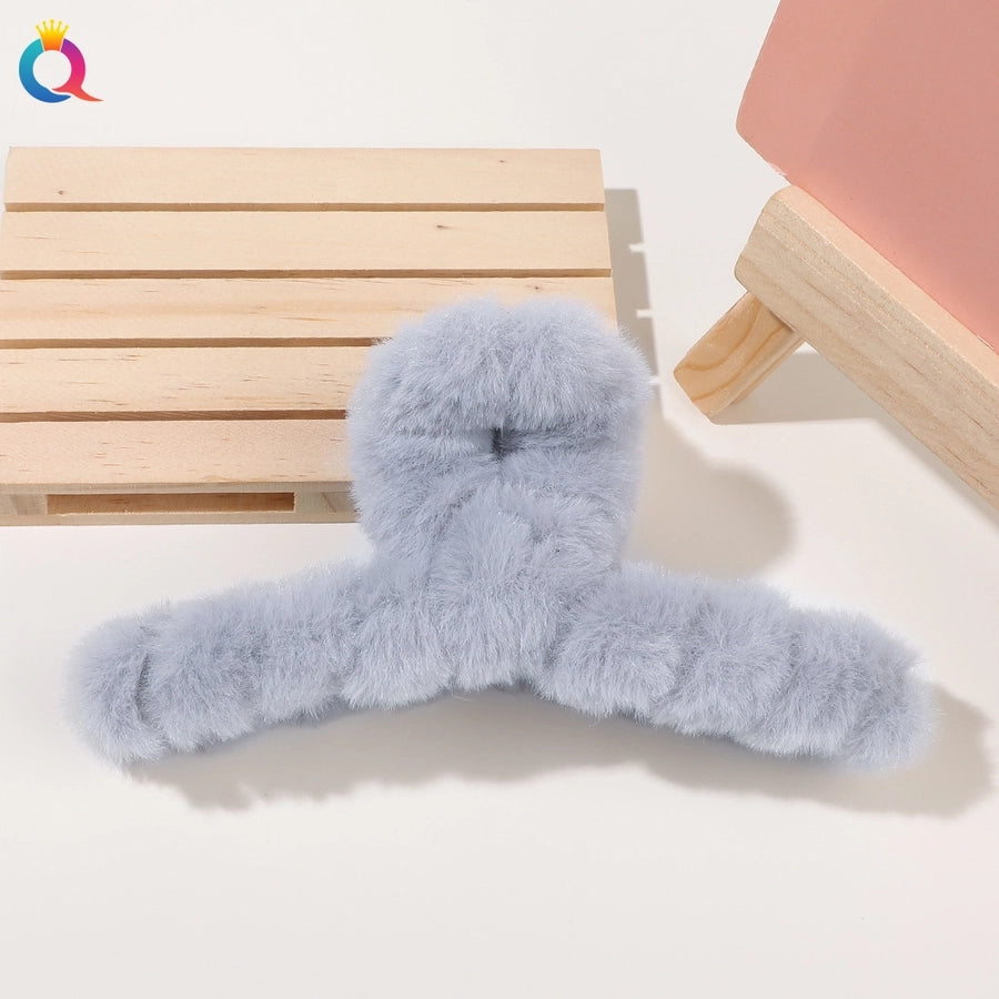 japanese style solid color plastic handmade hair claws 1 piece