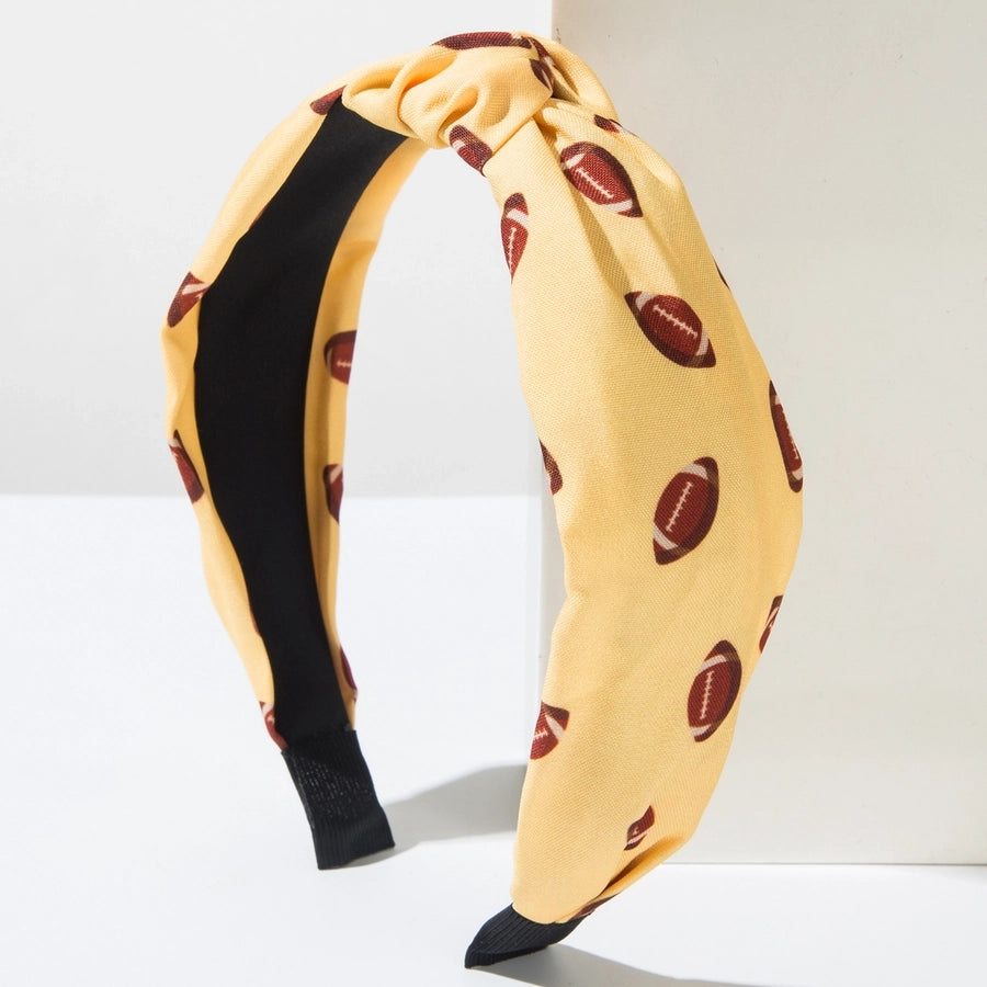 Casual Elegant Classic Style Women's Rugby Alloy Cloth Printing Fabric Hair Band