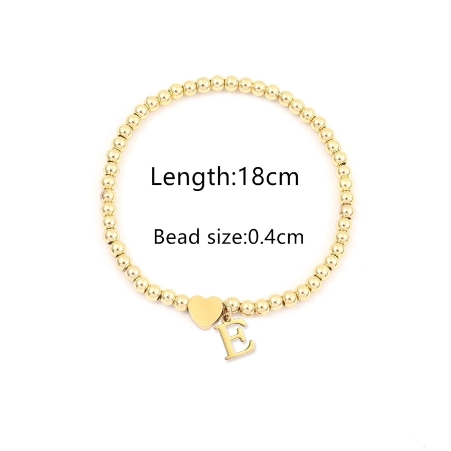 Simple Style Classic Style Letter 201 Stainless Steel 304 Stainless Steel Bracelets In Bulk