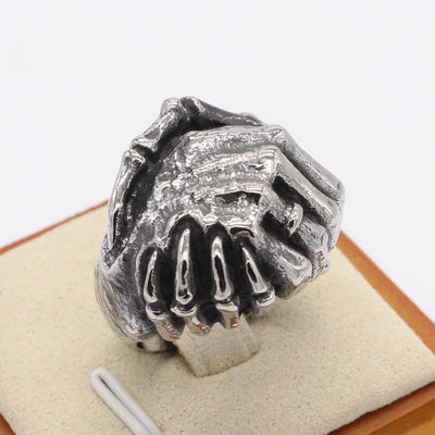 Jewelry Retro Punk Hand Skeleton 304 Stainless Steel Rings