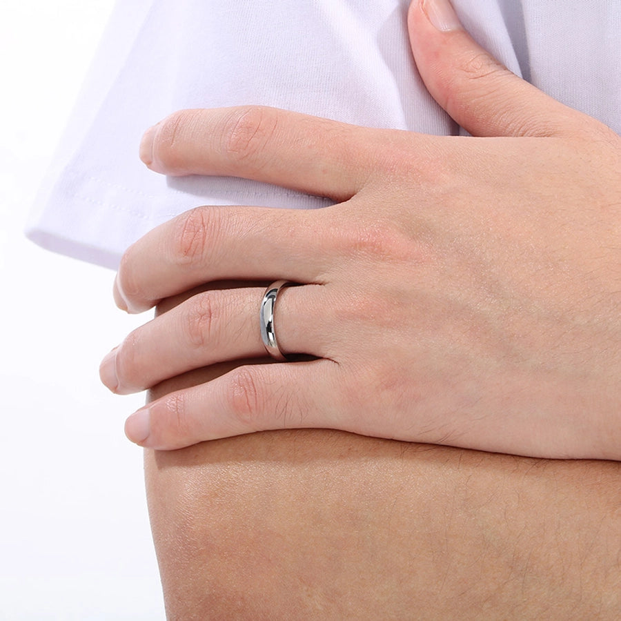 Jewelry Vintage Style Geometric 304 Stainless Steel 18K Gold Plated Rings