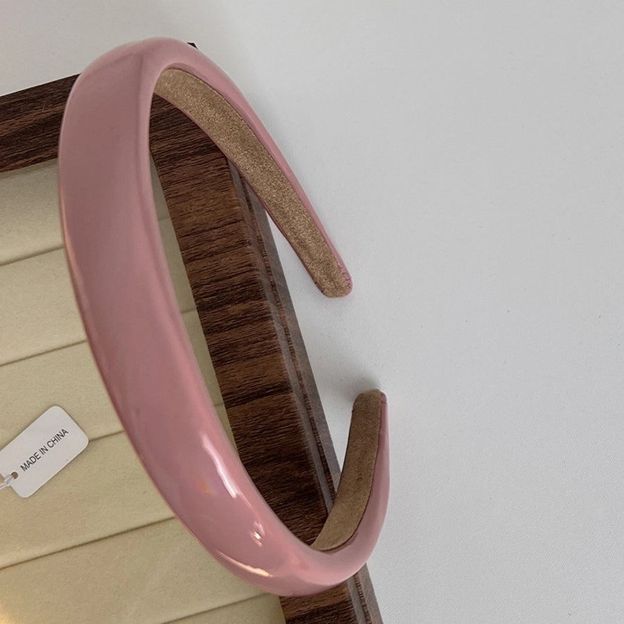 fashion solid color plastic hair band