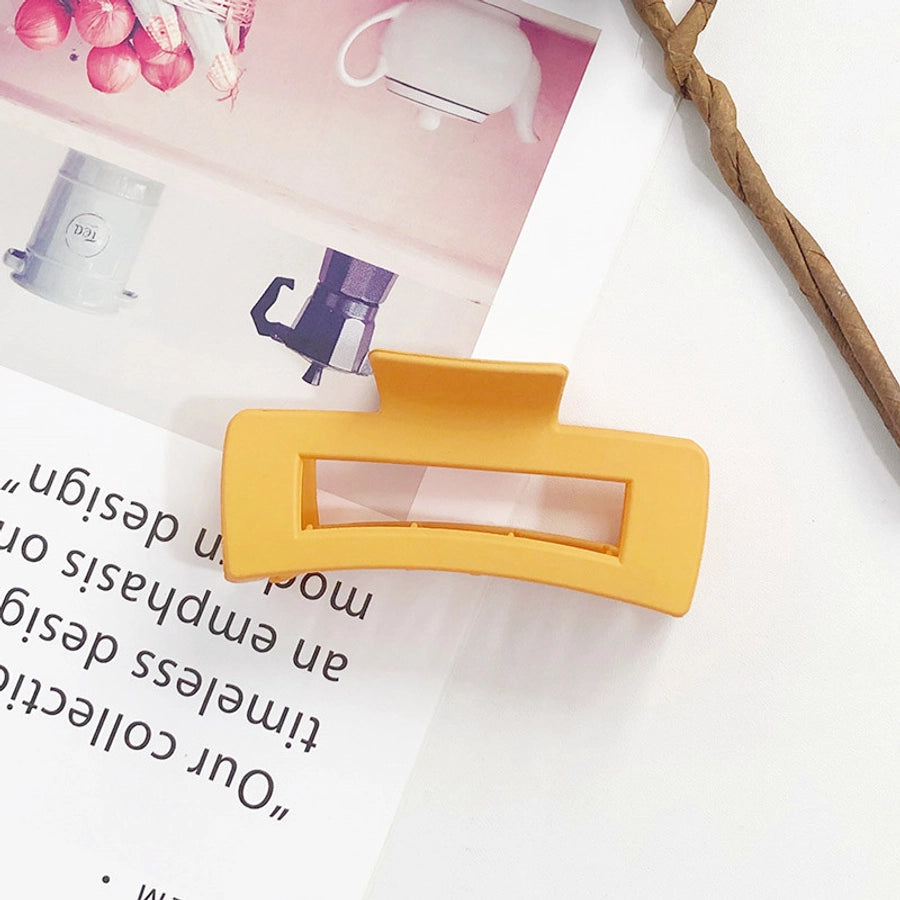 simple style geometric plastic hair claws
