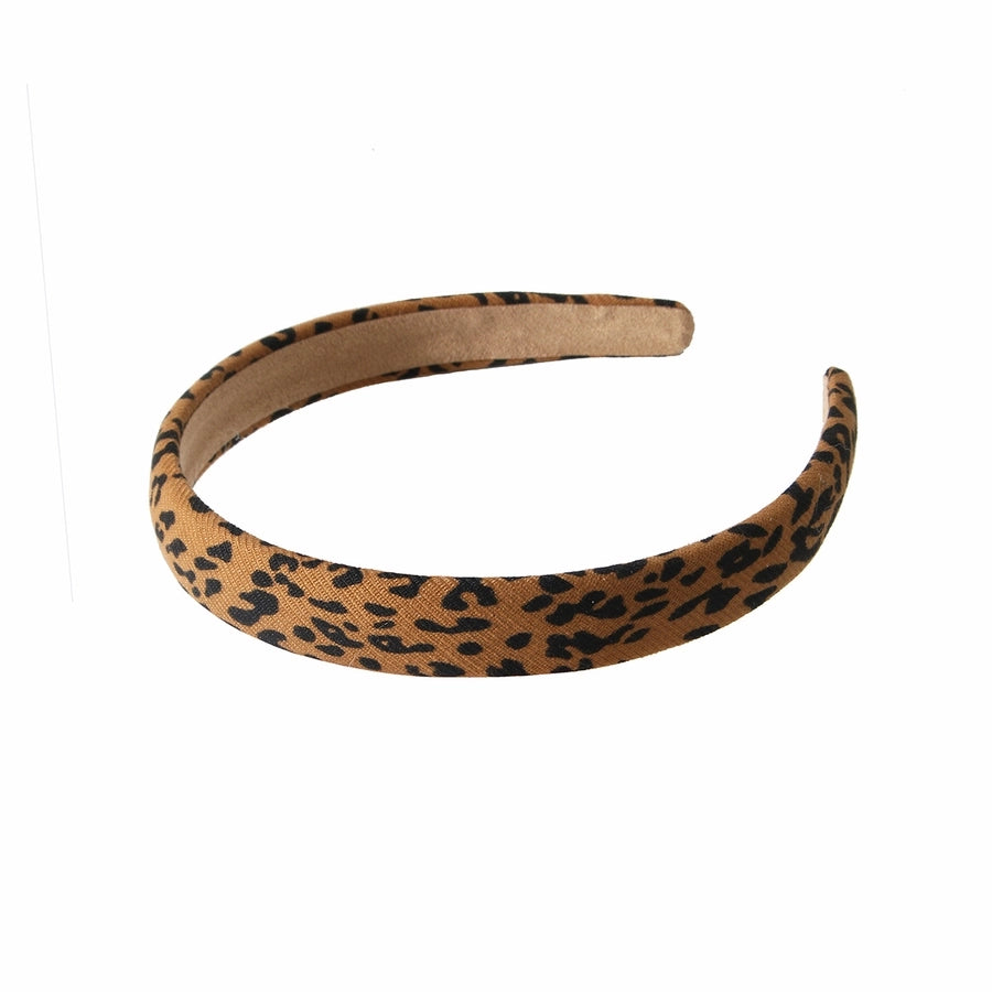 Guanyang  Zebra Print Leopard Print Headband  Retro Sponge Face Washing Pressure Hairband Simple Fashion Headband Hair Accessories