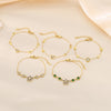 Vintage Style Streetwear Flower 304 Stainless Steel 18K Gold Plated Bracelets In Bulk