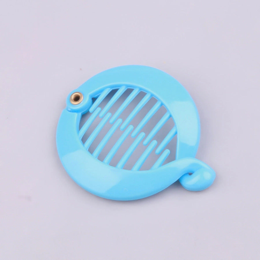 Factory direct  dedicated to simple solid color small round clip banana clip plastic fish clip