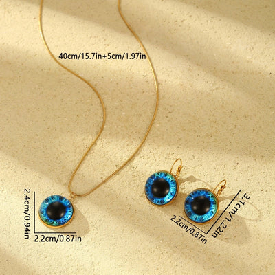 Jewelry Retro Classic Style Geometric 304 Stainless Steel Jewelry Set