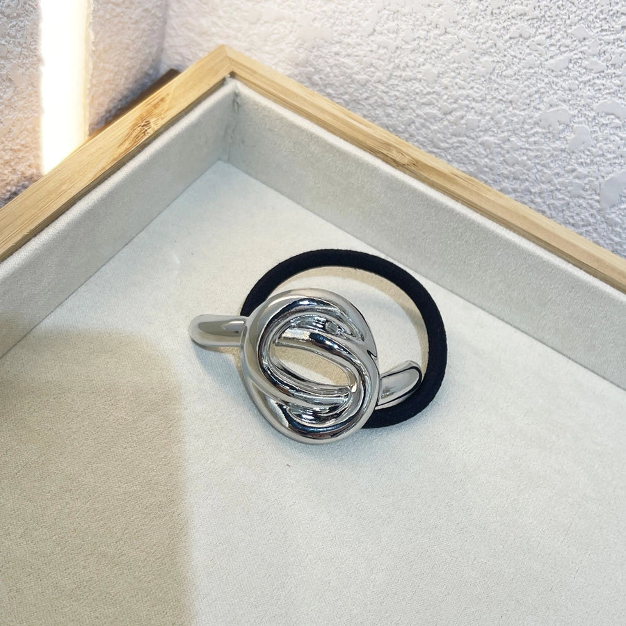 Women's Casual Simple Style Solid Color Alloy Hair Tie