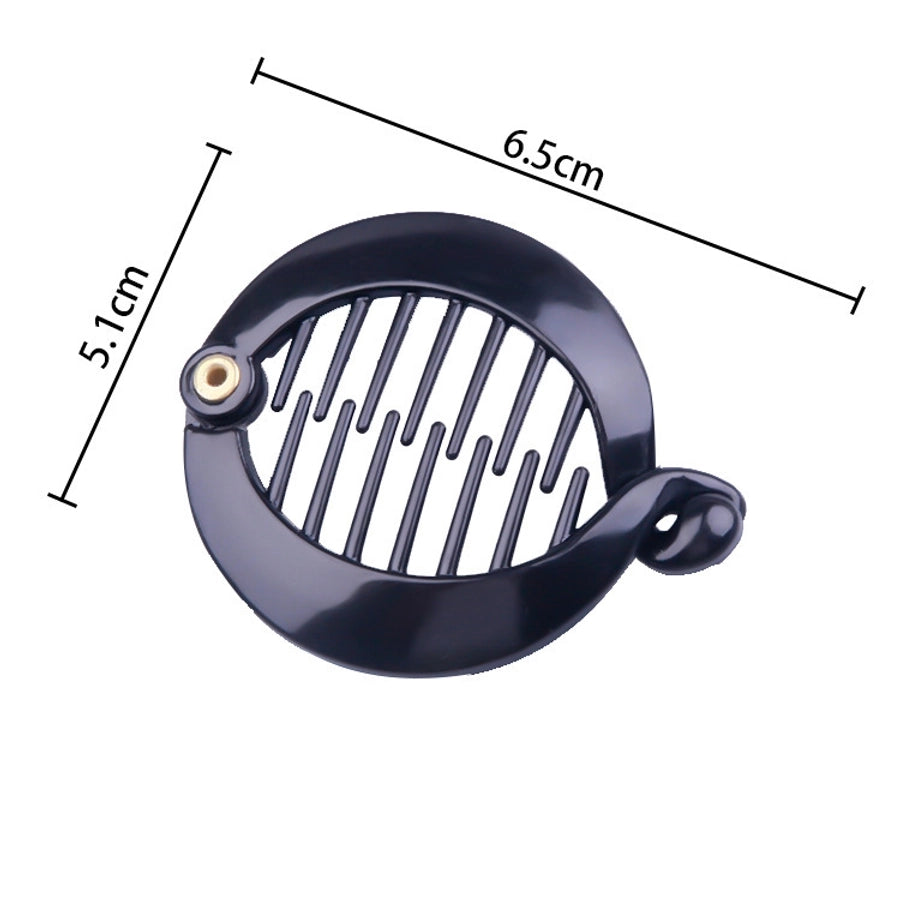 Factory direct  dedicated to simple solid color small round clip banana clip plastic fish clip