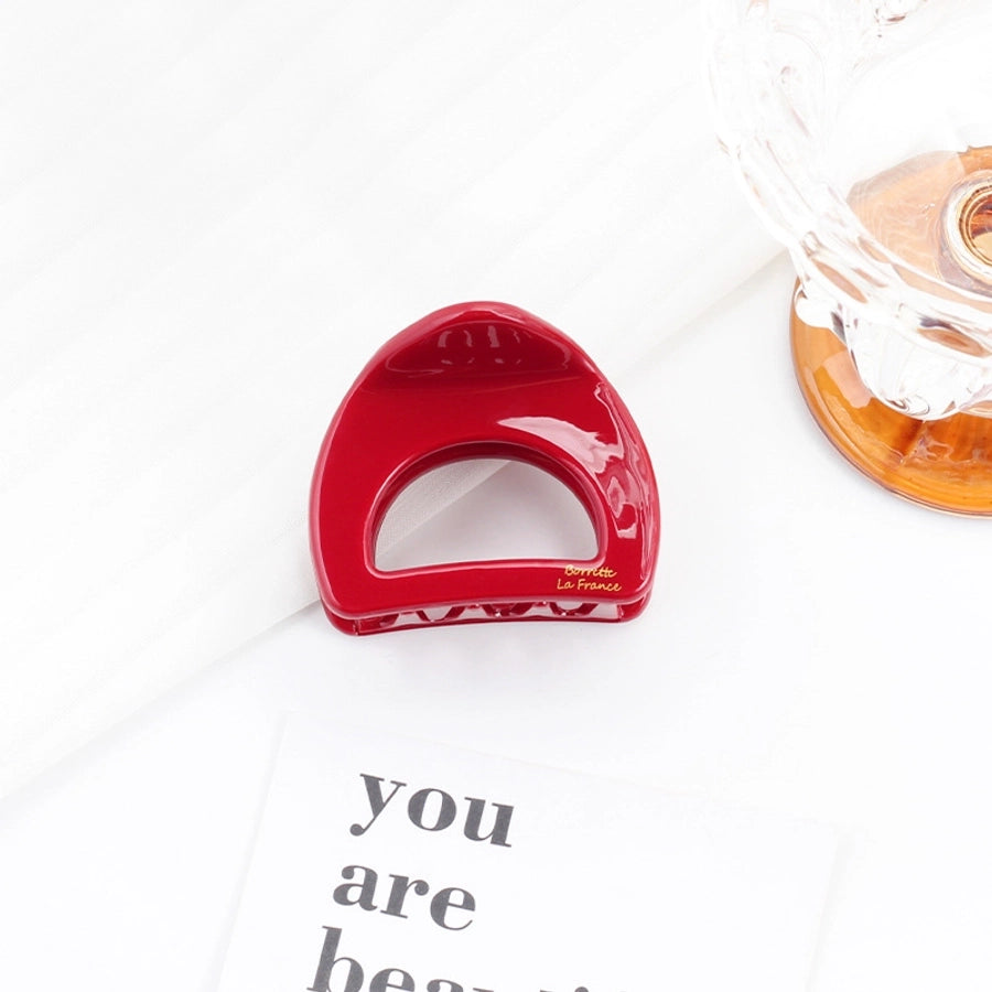 Women's Lady Geometric Plastic Hair Claws