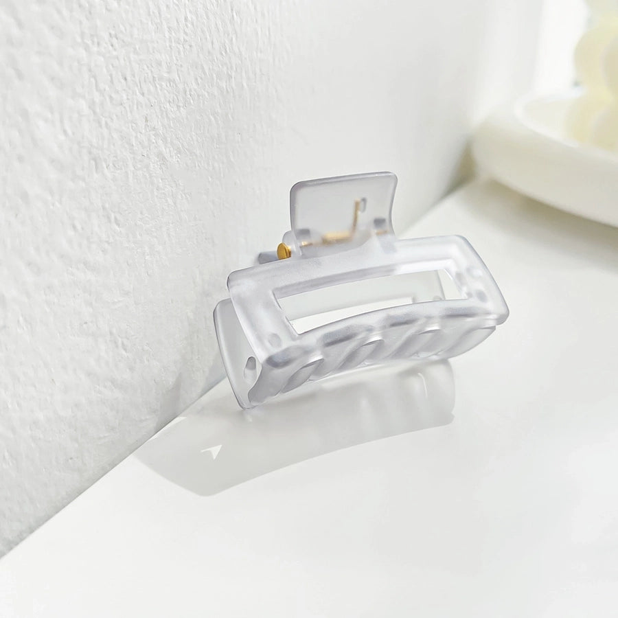 sweet solid color arylic hair claws 1 piece