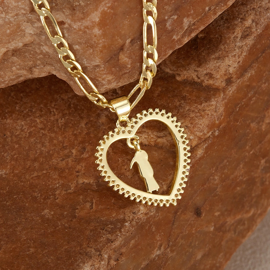 Jewelry French Style Simple Style Geometric Copper 14K Gold Plated Pendant Necklace