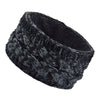 plus velvet knitted hair band wool color dot yarn headband variegated warm hair accessories autumn and winter twist ear protection headband