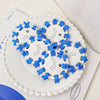 basic star flower plastic handmade hair claws