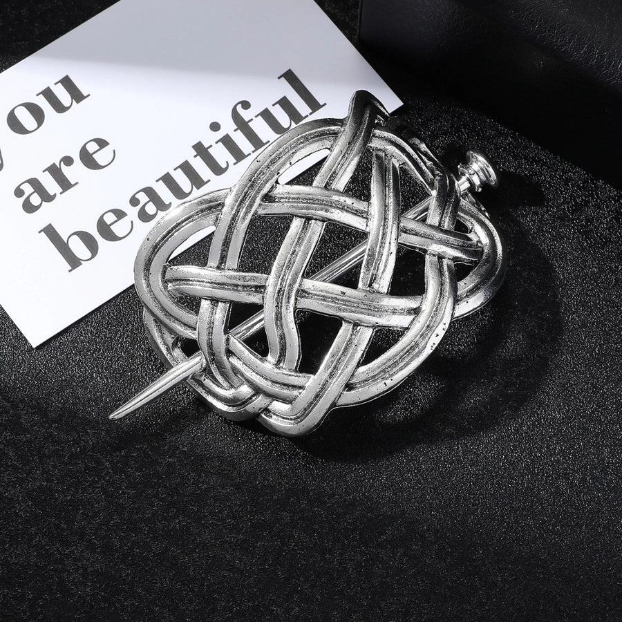 Women's Simple Style Solid Color Alloy Plating Hair Clip