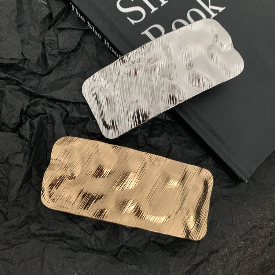 Women's Exaggerated Artistic Square Alloy Hair Clip