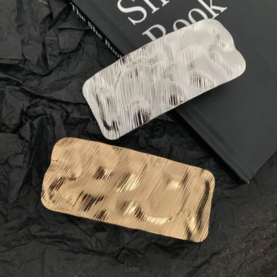Women's Exaggerated Artistic Square Alloy Hair Clip