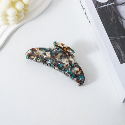 Urrykid Korean Style New Retro Pattern Acetate Grip Back Head Updo Large Size Shark Clip Grip