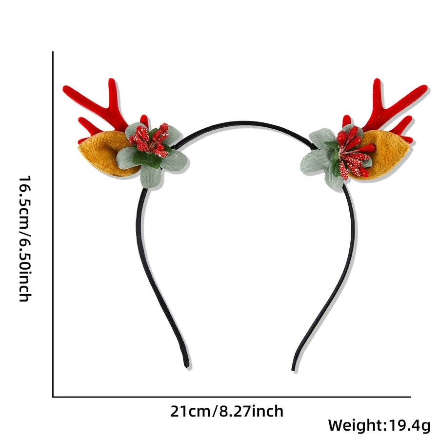 Christmas Cute Antlers Elk PET wool felt Iron