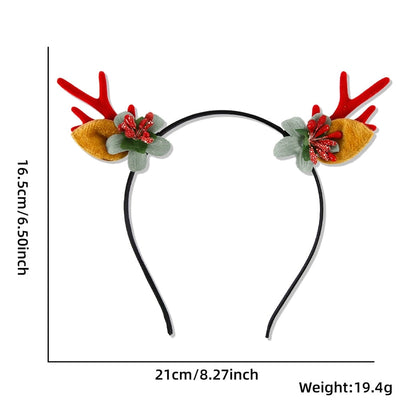 Christmas Cute Antlers Elk PET wool felt Iron