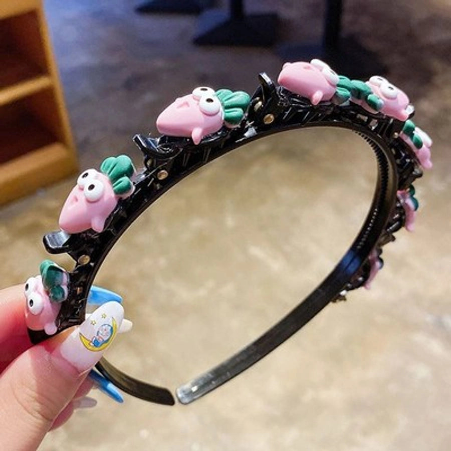 kid's cute cartoon fruit cloth hair band