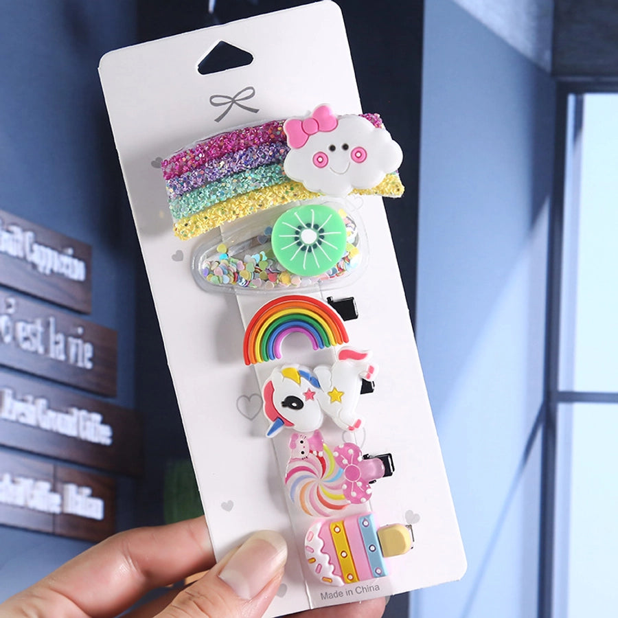 cute fruit soft clay hair clip