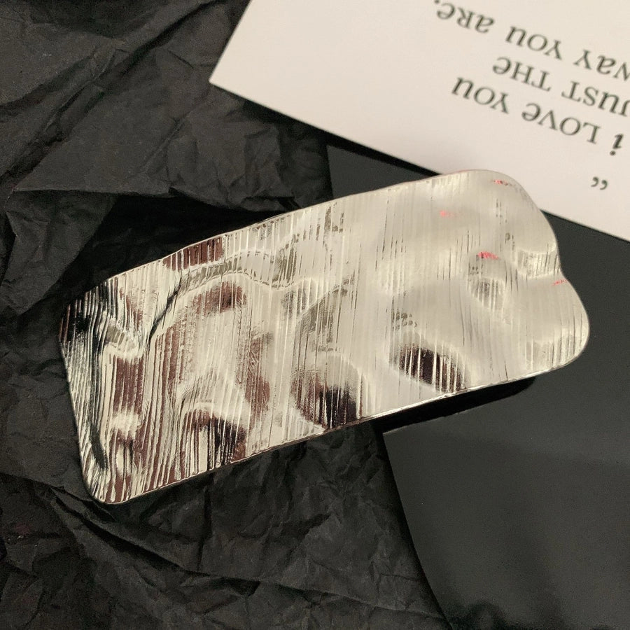 Women's Exaggerated Artistic Square Alloy Hair Clip