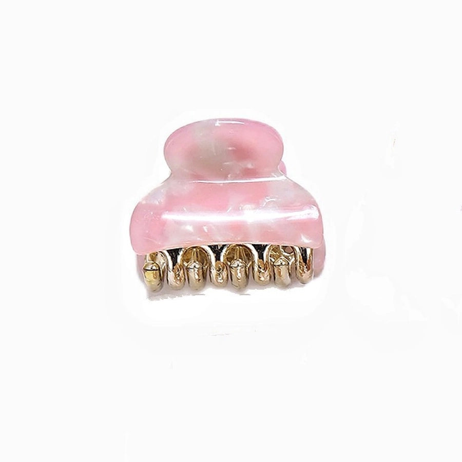 women's simple style geometric acetic acid sheets plating hair claws