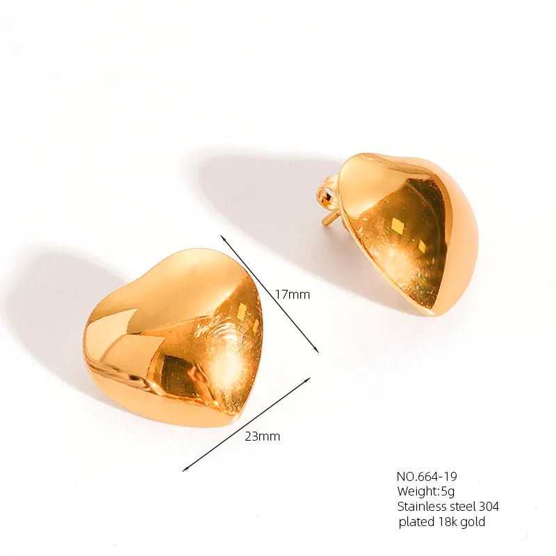 1 Pair Retro French Style Classic Style Geometric Flower 304 Stainless Steel Artificial Pearls 18K Gold Plated Imitation Gold  Ear Studs