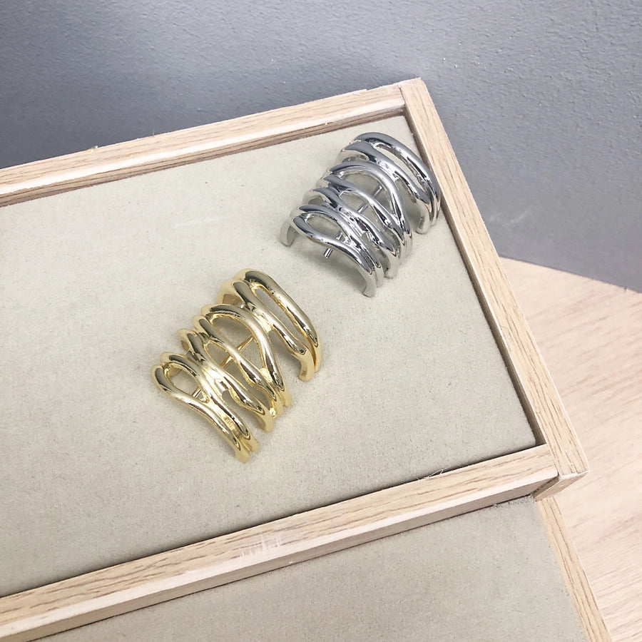 Women's Simple Style Solid Color Alloy Hair Clip