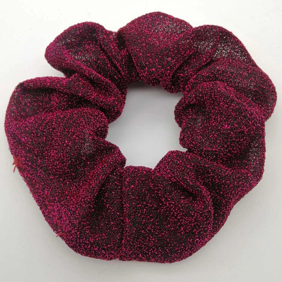 simple style commute solid color cloth hair tie