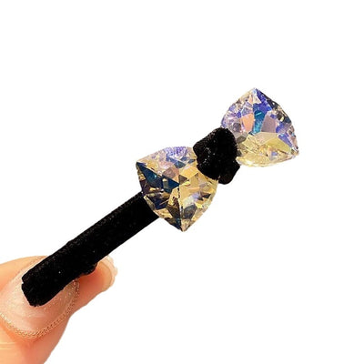 Women's Elegant Bow Knot Artificial Crystal Hair Clip